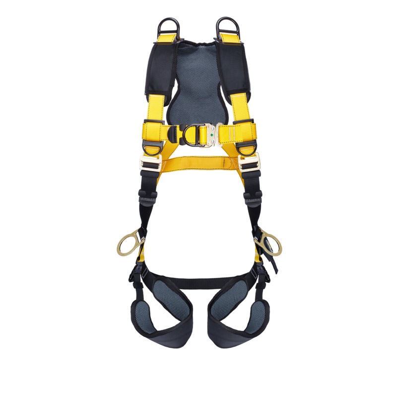 Guardian Series 5 Full Body 5 D-Ring Harness, Quick Connect Chest and Leg Buckle